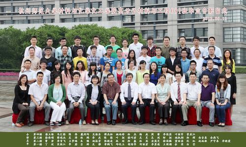 材化学院高分子091班合影6x10