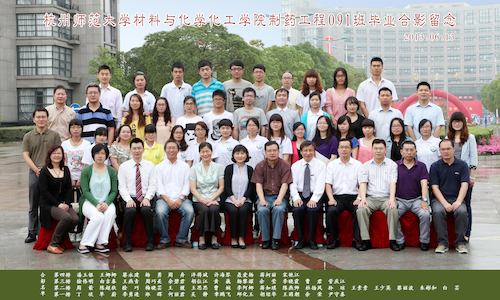 材化学院制药091班合影6x10