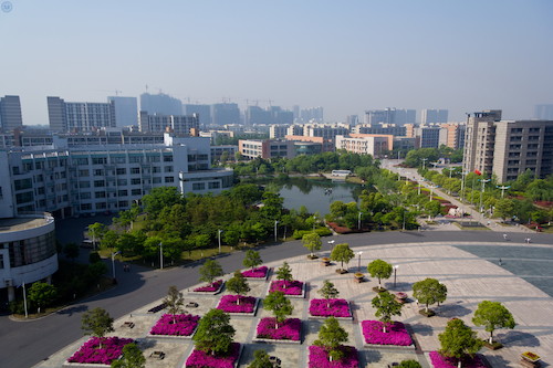美丽的下沙校区_调整大小