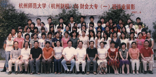 政经学院函授专科（财会）051班毕业照（市财校）