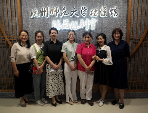 浙江财经大学档案馆来访1